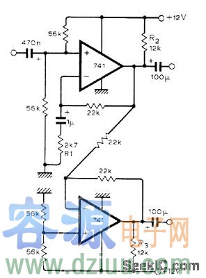 功放平衡輸出電路