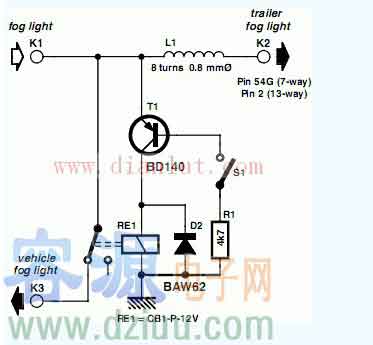 關(guān)于霧燈開關(guān)的<a href=http://www.flswjt.cn/dianlutu/ target=_blank class=infotextkey>電路圖</a>