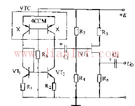 基于4CCM的場效應晶體管源極輸出<a href=http://www.flswjt.cn/dianlutu/ target=_blank class=infotextkey>電路圖</a>