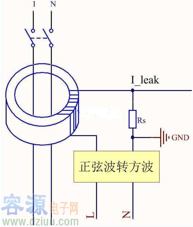 直流漏電流采樣<a href=http://www.flswjt.cn/dianlutu/ target=_blank class=infotextkey>電路圖</a>