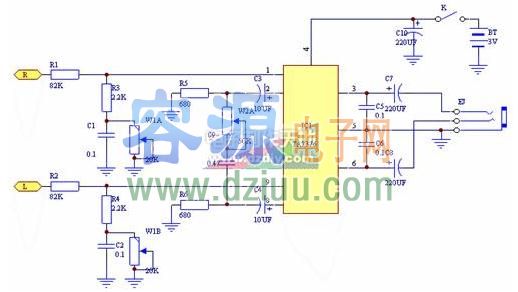 TA7376制作超級廣場效果的耳機放大器