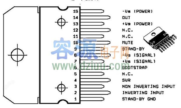 TDA7294制作的 200W 2.1低音炮電路圖(二)