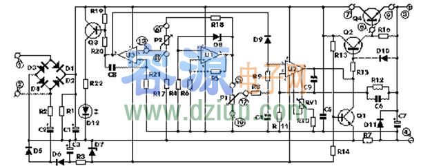 0-30V可調穩壓電源電路圖