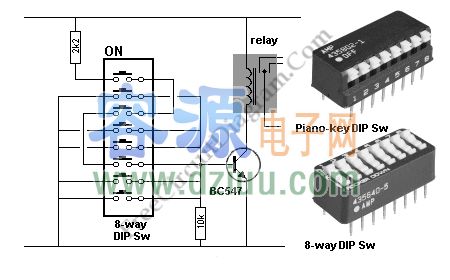 簡(jiǎn)單型密碼鎖電路